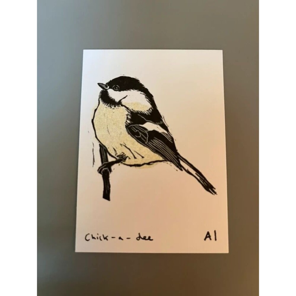Ana Inciardi Mini Print - Chick-a-Dee